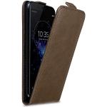 Braune Elegante Cadorabo Sony Xperia XZ2 Cases Art: Flip Cases mit Bildern aus Kunstleder klappbar 