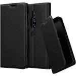 Schwarze Cadorabo Sony Xperia XZ2 Cases Art: Flip Cases aus Kunststoff 