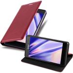 Rote Cadorabo Sony Xperia Z3 Cases Art: Flip Cases aus Kunststoff 