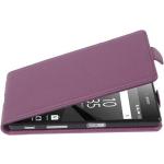 Lila Cadorabo Sony Xperia Z5 Cases Art: Flip Cases aus Kunststoff 