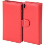 Rote Cadorabo Sony Xperia Z5 Cases Art: Flip Cases aus Kunststoff 