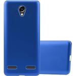 Blaue Cadorabo ZTE Hüllen Art: Bumper Cases aus Silikon 