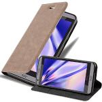 Braune Elegante Cadorabo HTC Desire 530 Cases Art: Flip Cases mit Bildern aus Kunstleder klappbar 