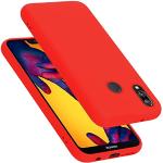 Rote Elegante Cadorabo Huawei P20 Lite Hüllen 2018 Art: Soft Cases mit Bildern aus Silikon kratzfest 