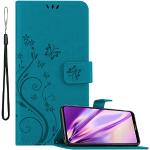 Blaue Elegante Cadorabo Nokia 5 Cases Art: Gürteltaschen mit Bildern aus Kunstleder klappbar 