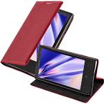 Rote Elegante Cadorabo Nokia Lumia 1020 Cases Art: Flip Cases mit Bildern aus Kunstleder klappbar 