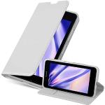 Silberne Elegante Cadorabo Nokia Lumia 640 Cases Art: Flip Cases mit Bildern aus Kunstleder klappbar 