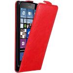 Reduzierte Rote Elegante Cadorabo Nokia Lumia 640 XL Cases Art: Flip Cases mit Bildern aus Kunstleder klappbar 