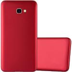 Rote Elegante Cadorabo Samsung Galaxy J4 Cases Art: Soft Cases mit Bildern aus Gummi kratzfest 