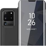 Schwarze Elegante Cadorabo Samsung Galaxy S20 Cases Art: Soft Cases mit Bildern aus Gummi mit Spiegel 