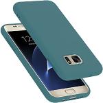 Reduzierte Grüne Elegante Cadorabo Samsung Galaxy S7 Hüllen Art: Soft Cases mit Bildern aus Silikon kratzfest 