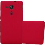Rote Elegante Cadorabo Sony Xperia SP Cases mit Bildern aus Silikon 