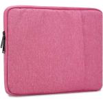 Pinke Cadorabo Laptoptaschen & Notebooktaschen mit Reißverschluss aus Stoff 