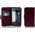 Lila Cadorabo BlackBerry Z10 Hüllen Art: Flip Cases aus Kunststoff 