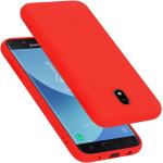 Rote Cadorabo Samsung Galaxy J7 Cases 2017 aus Kunststoff 