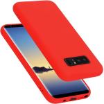 Rote Cadorabo Samsung Galaxy Note 8 Hüllen aus Kunststoff 