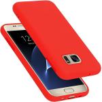 Rote Cadorabo Samsung Galaxy S7 Hüllen aus Kunststoff 