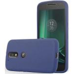 Blaue Moto G4 Cases Matt aus Silikon 