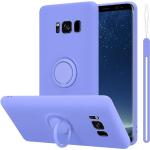 Violette Cadorabo Samsung Galaxy S8 Cases aus Silikon 