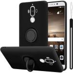 Schwarze Cadorabo Huawei Mate 9 Cases aus Kunststoff 