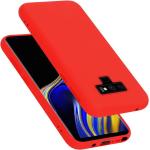 Rote Cadorabo Samsung Galaxy Note 9 Hüllen aus Silikon 