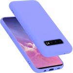 Violette Cadorabo Samsung Galaxy S10 Cases aus Silikon 