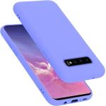 Violette Cadorabo Samsung Galaxy S10+ Hüllen aus Silikon 