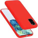 Rote Cadorabo Samsung Galaxy S20+ Cases aus Silikon 