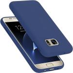 Blaue Cadorabo Samsung Galaxy S7 Hüllen aus Silikon 