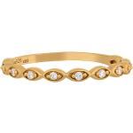 Reduzierte Goldene Cai Jewels Goldringe aus Gold für Damen Größe 52 