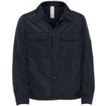Reduzierte Marineblaue CALAMAR Hemdjacken aus Polyester mit Kapuze für Herren Größe XL 