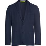 Blaue Unifarbene CALAMAR Businesskleidung aus Jersey für Herren Größe M 