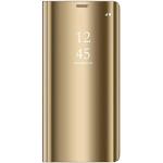 Reduzierte Goldene Elegante Samsung Galaxy A6 Plus Hüllen 2018 Art: Flip Cases mit Bildern mit Spiegel für Damen 