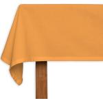 Aprikose Runde Runde Tischdecken 160 cm aus Baumwolle 