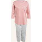 Altrosa Calida Damenschlafanzüge & Damenpyjamas aus Baumwolle Größe S 