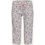 Altrosa Blumenmuster Calida Pyjamahosen aus Baumwolle für Damen Größe M 