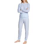 Reduzierte Blaue Elegante Calida Damenschlafanzüge & Damenpyjamas aus Spitze Größe XL 