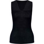 Schwarze Calida V-Ausschnitt V-Shirts aus Seide für Damen Größe XS für den für den Sommer 