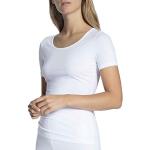Reduzierte Weiße Kurzärmelige Calida Kurzarm-Unterhemden für Damen Größe XL 