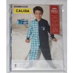 Blaue Calida Kinderschlafoveralls aus Baumwolle für Jungen Größe 104 1-teilig 