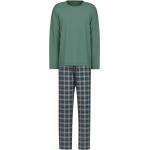 Grüne Pyjamas lang aus Baumwolle für Herren Größe S 