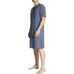 Reduzierte Saphirblaue Unifarbene Calida Herrennachthemden aus Jersey trocknergeeignet Übergrößen 1-teilig 