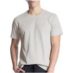 Reduzierte Kurzärmelige Calida Rundhals-Ausschnitt T-Shirts aus Baumwolle für Herren Übergrößen 