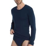 Langärmelige Calida Rundhals-Ausschnitt Langarm-Unterhemden aus Baumwolle für Herren Größe XL 