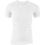 Weiße Calida T-Shirts aus Jersey für Herren Übergrößen 