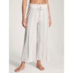 Reduzierte Weiße Calida Pyjamahosen aus Baumwolle trocknergeeignet für Damen Größe XS Weite 32, Länge 34 1-teilig 