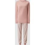 Altrosa Blumenmuster Calida Damenschlafanzüge & Damenpyjamas aus Baumwolle Größe XL 
