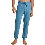 Blaue Calida Pyjamahosen für Herren Übergrößen 