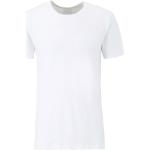 Weiße Unifarbene Calida T-Shirts aus Baumwollmischung für Herren Größe XXL 