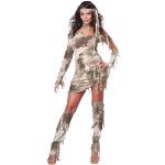Hellbraune Halloween-Kostüme aus Polyester für Damen Größe M 